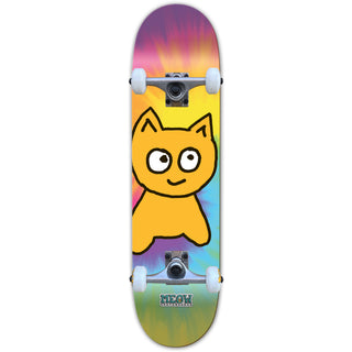 Meow Skateboard Complete Big Cat Tie Dye 8.0" x 31.5"