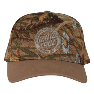 Santa Cruz Skateboards Hat MFG Tapestry Snapback Structured Floral/Khaki