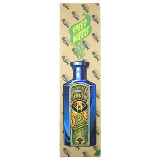 Mob Griptape Santa Cruz Speed Wheels Bottle Clear 9" x 33" Sheet