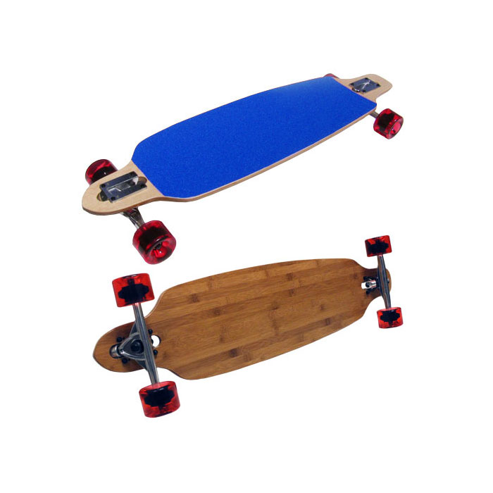 Moose Complete Skateboard NEON Blue 8.0\" Silver/White Assembled