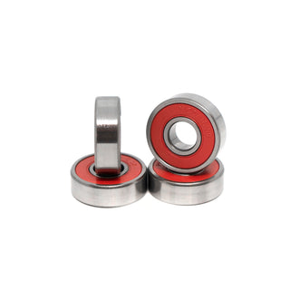Mosaic Skateboard Bearings Super 0 Abec 5 Silver/Red