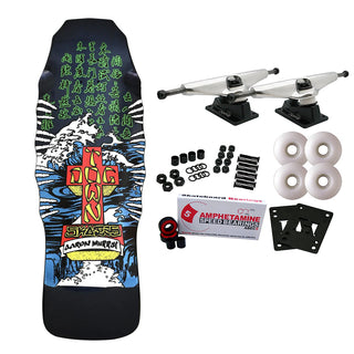 Dogtown Skateboard Complete Aaron Murray Fingers 80s ReIssue Black/Diamond Ice 10.219" x 30.91"