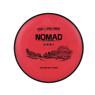 MVP Disc Golf Electron Soft James Conrad Signature Nomad Putter Red 166 grams