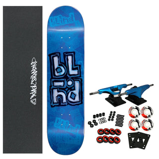 Blind Complete OG Stacked Stamp Blue 8.25" x 32.1"