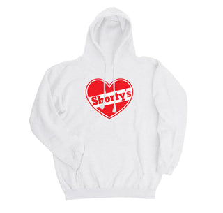 Shorty's Skateboards Hoody Heart White
