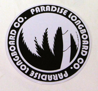 Paradise Sticker Palms Black/White