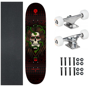 Powell Peralta Skateboard Semien Skull 8.0" x 31.45" with Mini Logo Package