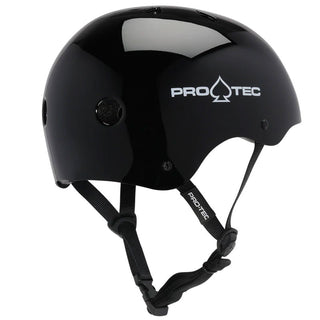 Pro Tec Skateboard Helmet Classic Certified Gloss Black Size XS