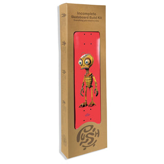 Push Skateboard Complete Bee Zombie Incomplete 7.75" - Unassembled Kit with Tool