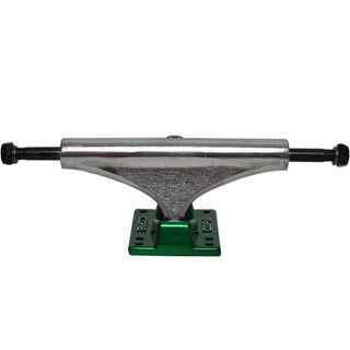Core Hollow Trucks 5.25 (8.0") Silver With Green Base (Hollow Kingpin)
