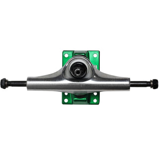 Core Hollow Trucks 5.25 (8.0") Silver With Green Base (Hollow Kingpin)