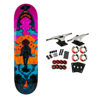 Metal Skateboard Complete Raybourn El Muerto Pink/Orange 8.5" x 32.25"