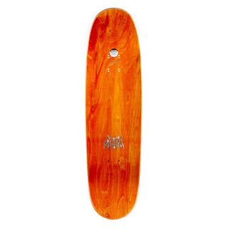 Metal Skateboard Deck Raybourn El Muerto Shaped Purple 8.75" x 32.75"