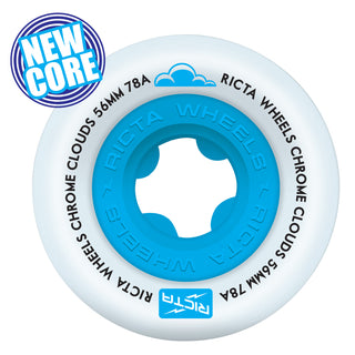 Ricta Wheels 56mm Chrome Clouds 78A Blue