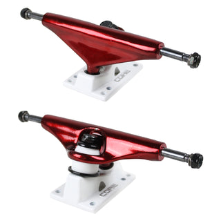 Core Trucks 5.5 (8.25") Anodized Red / White Base
