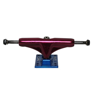 Core Hollow Trucks 5.0 (7.75") Anodized Red With Blue Base (Hollow Kingpin)