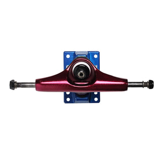 Core Hollow Trucks 5.25 (8.0") Anodized Red With Blue Base (Hollow Kingpin)