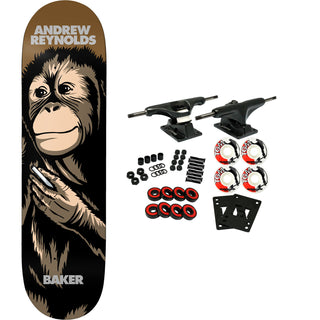 Baker Skateboard Complete Andrew Reynolds Smoking Monkey 8.25" x 31.9"