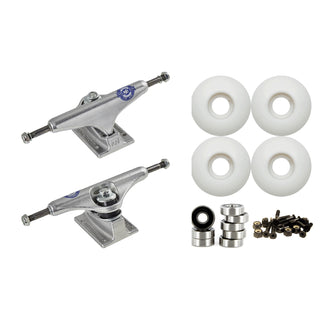 Royal (8.0") Skateboard Trucks 52mm Wheels and Bearings Combo Package