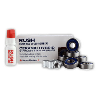 Rush Bearings Downhill Speed Bomber Ceramic Hybrid
