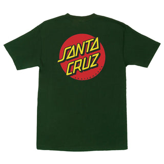 Santa Cruz Skateboards Shirt Classic Dot Forest Green