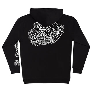 Santa Cruz Skateboards Hoody Freaks Hand Zip Black
