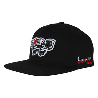 Santa Cruz Skateboards Hat Santa Cruz Presents Snapback Structured Black
