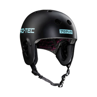 Pro Tec Helmet Sky Brown Full Cut Certified Black Size S