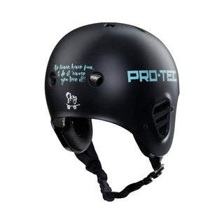 Pro Tec Helmet Sky Brown Full Cut Certified Black Size XM