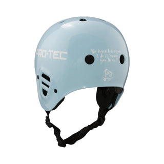 Pro Tec Helmet Sky Brown Full Cut Certified Blue Size S
