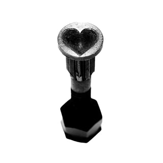 Screw City Skateboard Mounting Hardware 1" - Heart