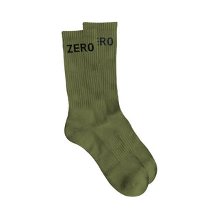 Zero Skateboards Socks Army Olive