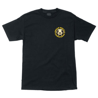 Santa Cruz Skateboards Shirt Speed Wheels Skull Black