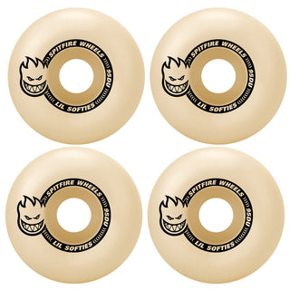 Spitfire Skateboard Wheels 54mm F4 95A Lil Softies Classic Natural