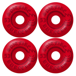 Spitfire Skateboard Wheels 53mm Bighead 99A Burners Red