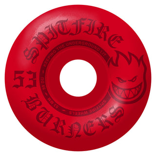 Spitfire Skateboard Wheels 53mm Bighead 99A Burners Red