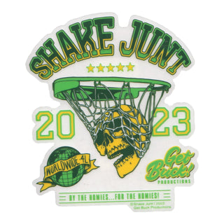 Shake Junt Skateboard Sticker Swish 3.5" x 4.5"