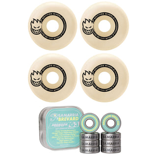 Spitfire Skateboard Wheels 50mm Lil Smokies Tablet F4 101A + Bronson Pro G3 Bearings