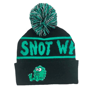 Snot Wheel Co. Beanie Bobble Pom Black