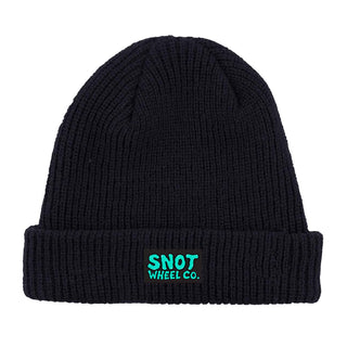 Snot Wheel Co. Beanie Label Black