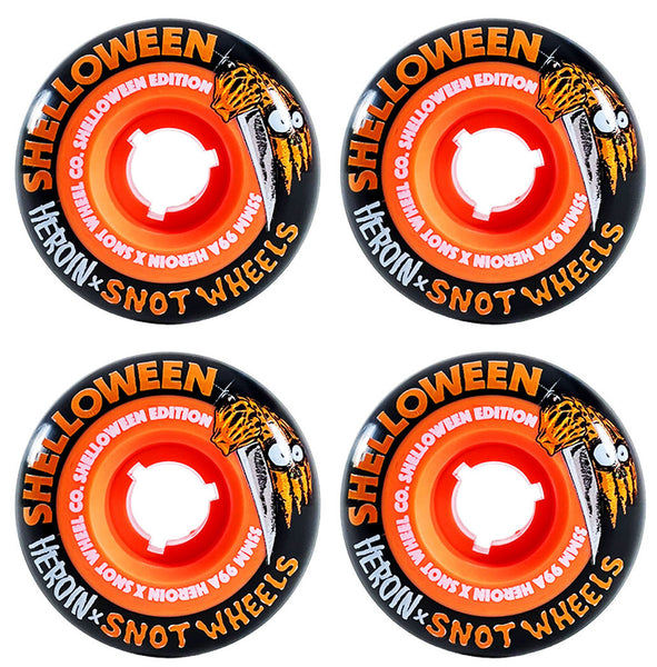 Snot Wheel Co. Skateboard Wheels 55mm Shelloween Boogerthane 99A