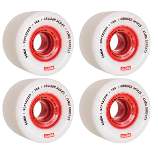Globe Wheels Softsider 65mm 78A White/Red