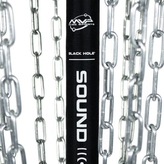 MVP Disc Golf Black Hole Sound Barrier Basket Chains Noise Damper