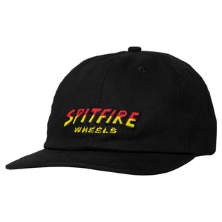 Spitfire Wheels Hat Hellhound Script Strapback Black