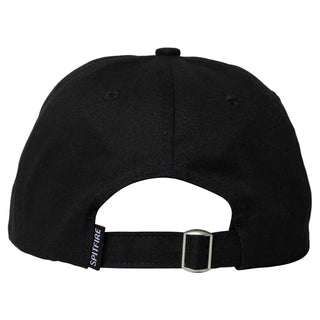 Spitfire Wheels Hat Hellhound Script Strapback Black