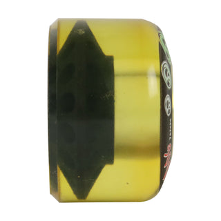 Longboard Wheels 70mm 82A Clear Rearset  "Spindog" Graphic