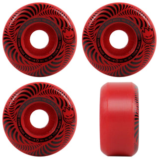 Spitfire Skateboard Wheels 48mm Flash Point Conical Red 99A