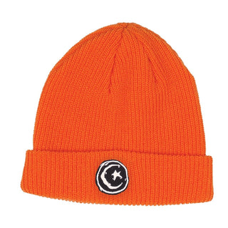 Foundation Beanie Star and Moon Orange