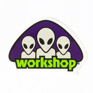 Alien Workshop Skateboard Sticker Triad Purple 3"