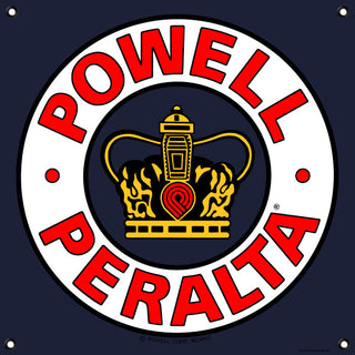 Powell Peralta Skateboard Shop Banner - Supreme - Vinyl 30" x 30"